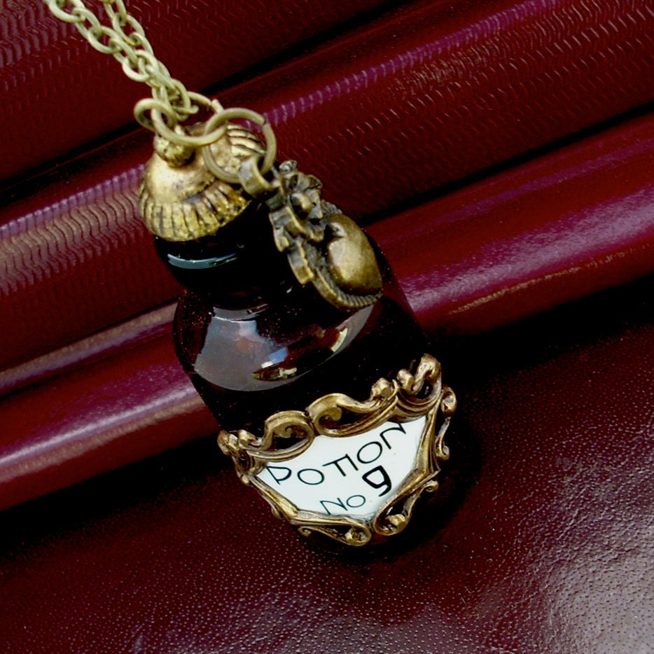 Love Potion No. 9 Bottle Pendant