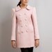 Last one - BLACK SWAN Nina pink coat - wool winter Limited Edition - Custom order