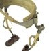 Childrens mechanical leg braces from the 1940s complete from leather shoes to waist fittings