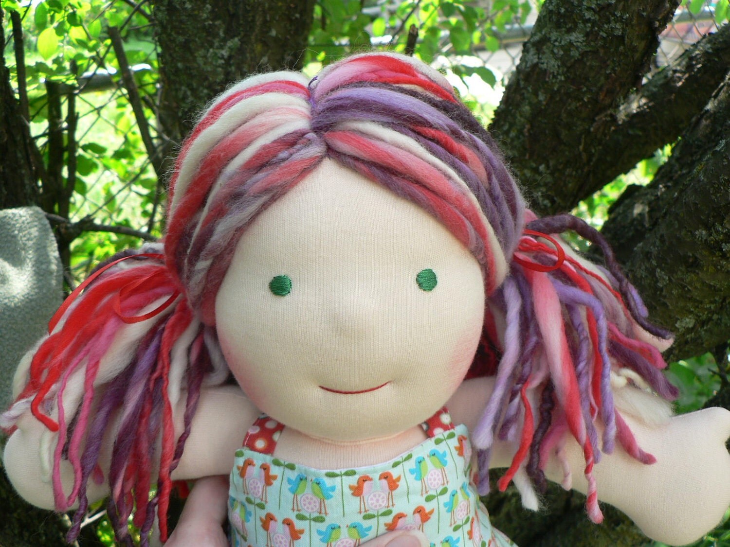 SALE Birdie 16 Inch Waldorf Doll by VeeMarieDolls on Etsy