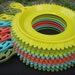 Vintage Sunflower Paper Plate Holder Set of Eight