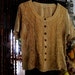 80's Embroidered Buttoned-Up Mustard Shaded Shirt - Medium to Large