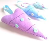 Easter/Party Hearts Decoration - Set of 3 - Easter Eggs pastel Hearts - Ornaments/favors/decor Il_170x135
