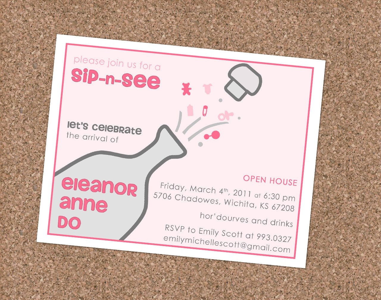 Sip And See Invitation Wording 9