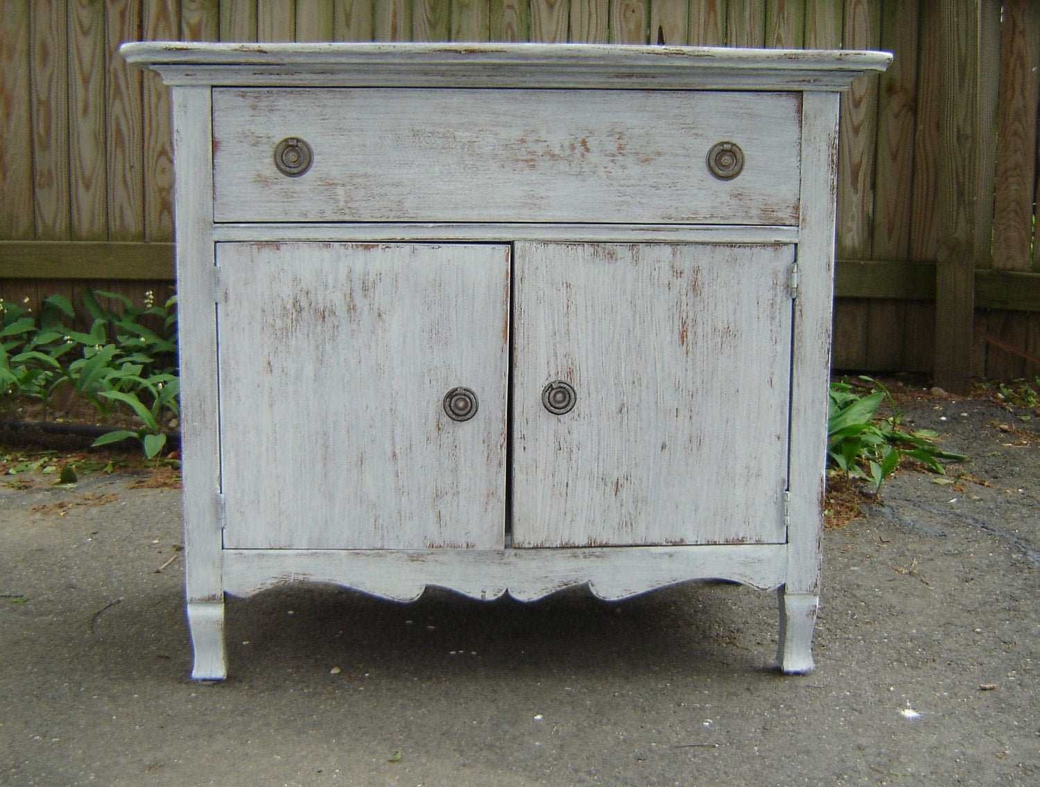 Reserved for Blanca....Vintage Distressed White Furniture