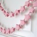 Origami Star Garland, Pink, Party Decor, Home Decor
