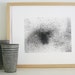 ScreenPrint, Gray Art, Minimalist Home Decor: Faded