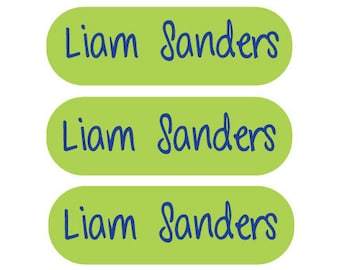 115 Back to School Iron On Labels - Clothing labels for kids