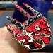 Solid Detroit Agate / Fordite Cabochon STREAKING COMET (suzybones)