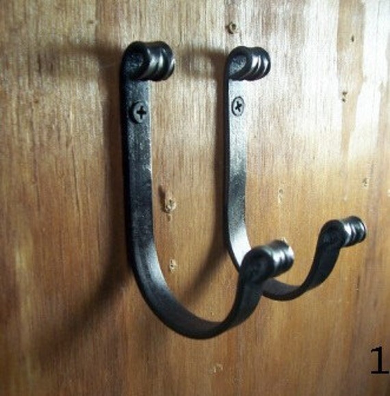 Pair Of Hand Forged Wrought Iron Hooks Hand Crafted By A   Il 570xN.232920372 