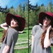 vintage 70s Boho FLOPPY HAT in Wine