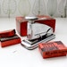 Vintage ACE SCOUT Stapler - comes with IT Staples - In Original red Box