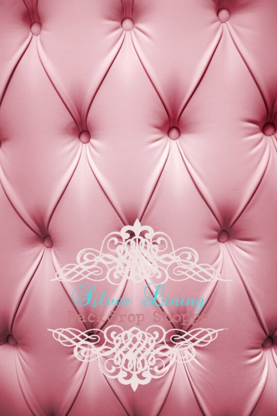 54x5' Photography Backdrop Pink Tufted Background