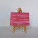 Miniature Original Painting with Easel - Child with Multiple Disabilities - 2.5" x 3"