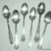 Vintage Silverplate Demitasse Spoons Six Patterns