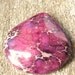 fuschi pink variscite jasper teardrop pendant cabachon flat back no hole wire wrap