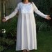 Starry White Ritual Robe