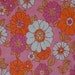 Vintage floral fabric FQ