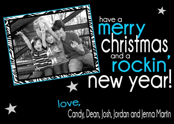 5x7 Custom Christmas/Holiday Photo Card Il_570xn