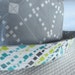 boy's sun hat, grey argyle, reversible, 5 sizes - LAST ONE