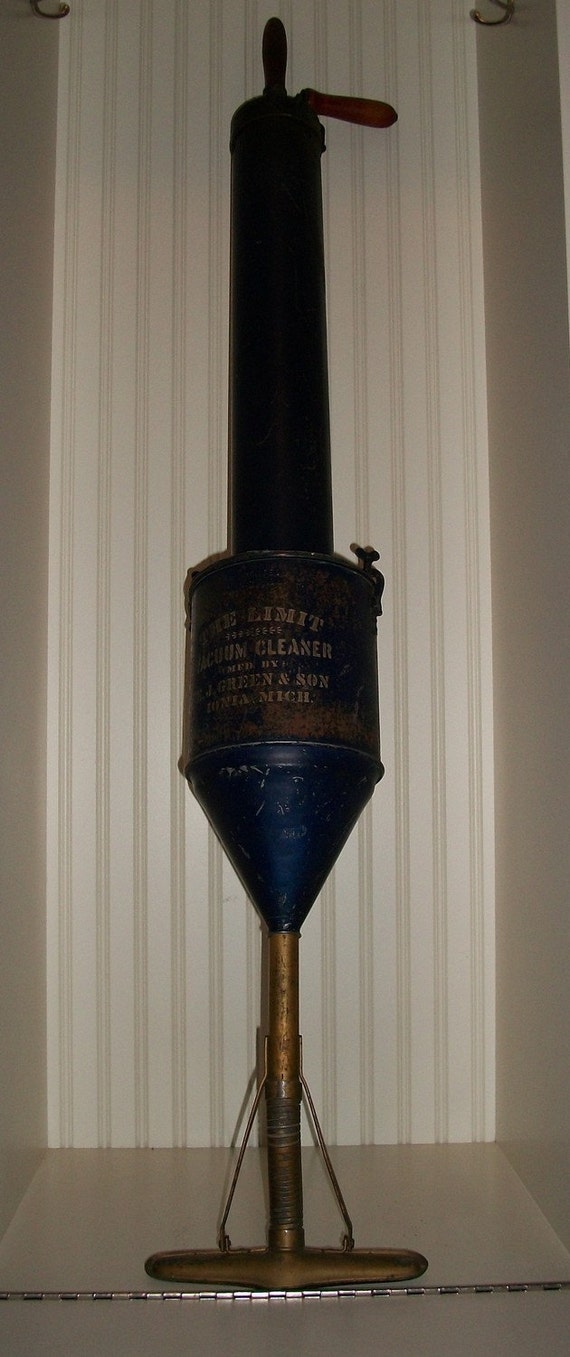 Items similar to The Limit Antique Hand Pump Vacuum Cleaner on Etsy