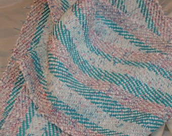 Handwoven Scarf in Bamboo and Cotton (834)