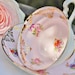 Gorgeous Westbrook Tea Cup and Saucer, Pink, Floral, Gilt, England
