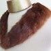 real mink collar Vintage 40s 50s chestnut