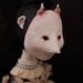 A Dark Valentine - Sweet Magda Fair OOAK Paper Clay Art Doll ADE
