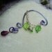 Natural Purple and Green Leaf Woodland Ear Bend