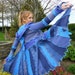 Blue pixie Sweater - SMALL - One of a Kind - READY to SHIP