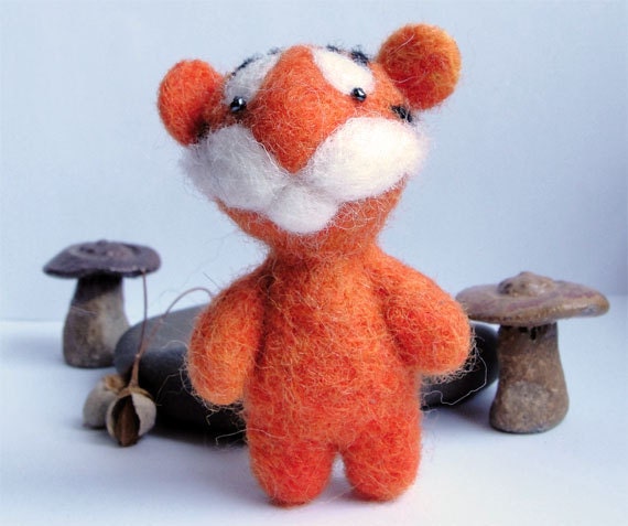 Items similar to Needle felted tiger on Etsy