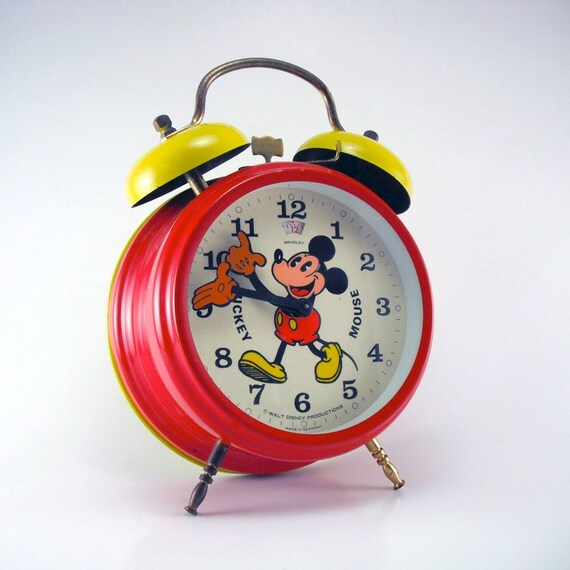 Walt Disney Mickey Mouse vintage collectible windup Bradley