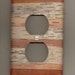 birch bark covered light switch plate - Outlet Cover