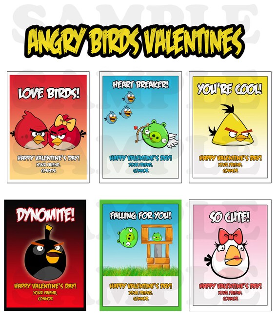 items-similar-to-angry-birds-valentine-cards-set-of-24-on-etsy