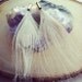 Peacock Feather Bullet Earrings In Ivory // Jewelry