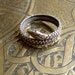 Moroccan silver snake cobra serpent ring