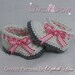 Booties Crochet Pattern for MY ANGEL BABY booties