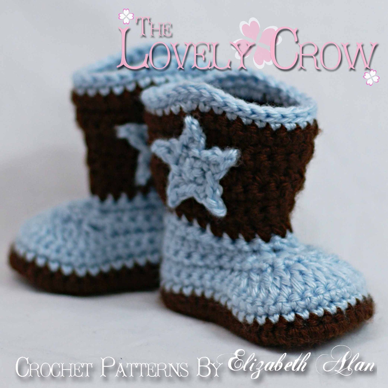 Baby Crochet Cowboy Boots