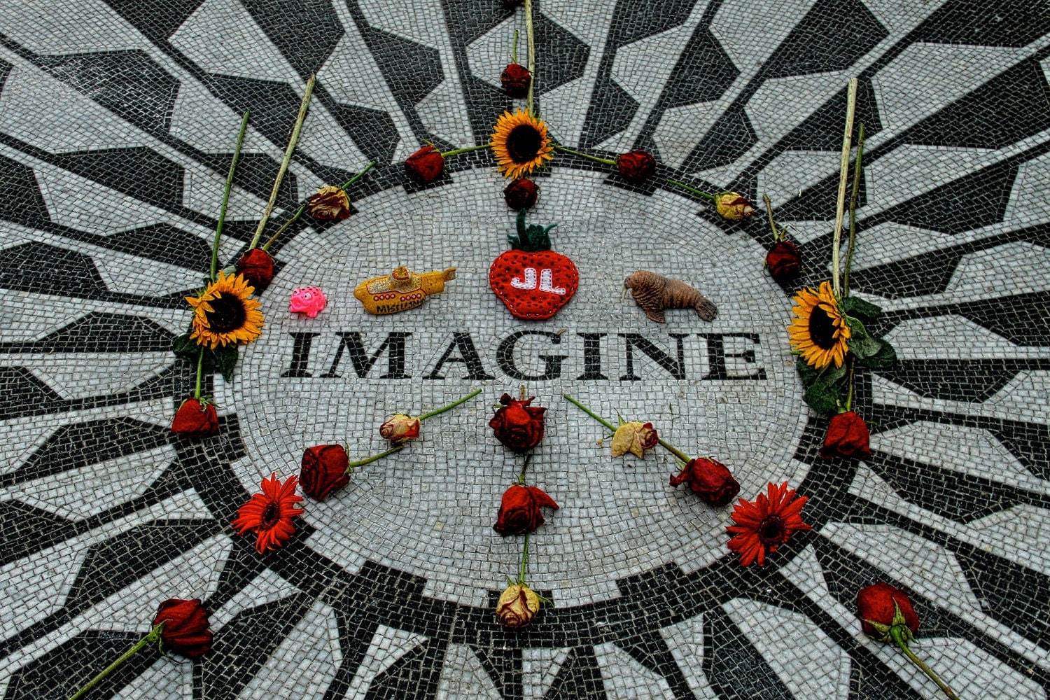 lego john lennon mosaic