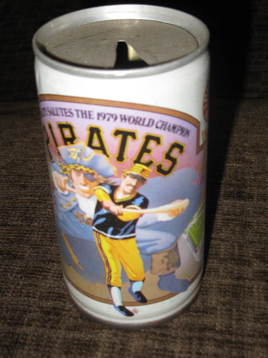 1979 collectible Pittsburgh Pirates Iron city beer can 9 of