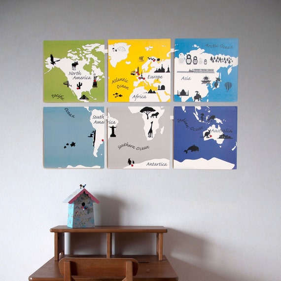 Printable World Map Wall Art | kids world map printable wall art Printable World Map Wall Art | kids world map printable wall art