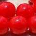 Orange Coral Opaque 10mm Czech Glass Druk Beads -20 czech beads