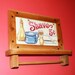 SALE 20% off - Coupon code SWEET - Vintage Cross stitched Wall Mount Shelf - Great for Guys Room - Bathroom Decor