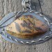 Avatar Fern Jasper Sterling Silver Leaf Necklace