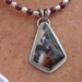 Bertrandite Tiffany Stone Ruby & Pearl Sterling Silver Necklace