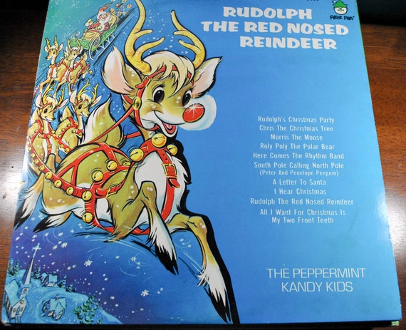 Peter Pan Records Rudolph the Red-Nosed Reindeer vintage