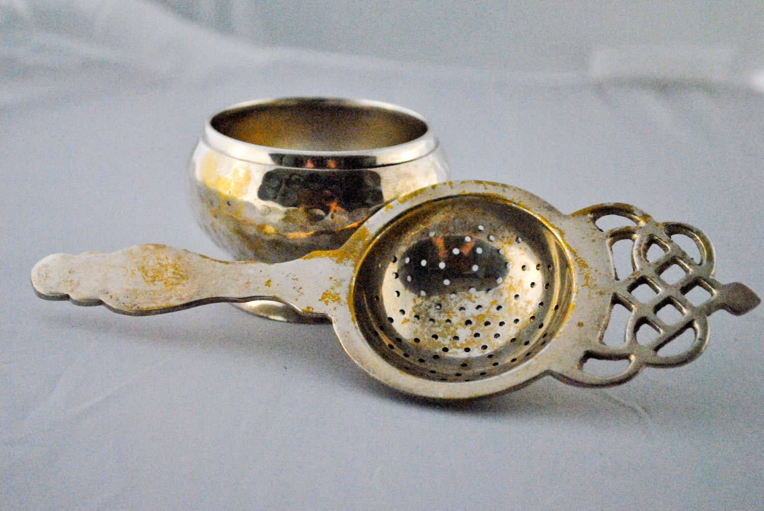 Silver Tea Bag holder