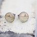 sailboat beige photo post earrings sunset boat