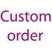 Custom order for Robert. Hand's embroidered Ladubug. Fabric piece